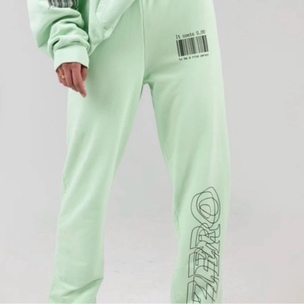 Mayfair Green Graphic Sweatpants